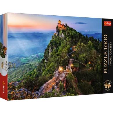 Trefl, Premium Plus, Photo Odyssey, Wieża Cesta, San Marino, puzzle, 1000 elementów