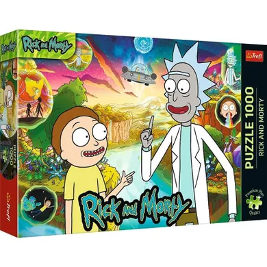 Trefl, Premium Plus, Rick i Morty, puzzle, 1000 elementów