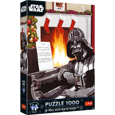 Trefl, Premium Plus, Star Wars, Święta z Darth Vader, puzzle, 1000 elementów