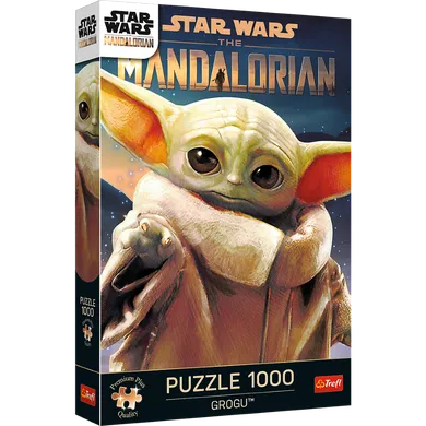 Trefl, Premium Plus, Star Wars, The Mandalorian, Grogu, puzzle, 1000 elementów