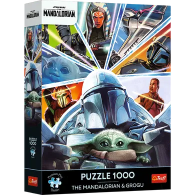Trefl, Premium Plus, Star Wars, The Mandalorian, Razem na szlaku, puzzle, 1000 elementów