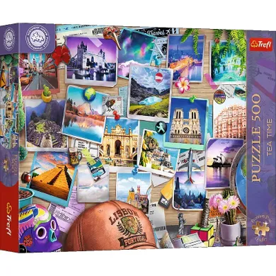 Trefl, Premium Plus, Tea Time, Wspomnienia z podróży, puzzle, 500 elementów