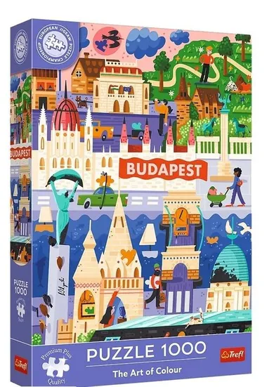 Trefl, Premium Plus, The Art of Colour, Budapeszt, puzzle, 1000 elementów