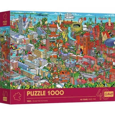 Trefl, Premium Plus, Trójmiasto, puzzle, 1000 elementów