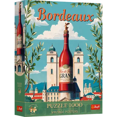 Trefl, Premium Plus, Vintage Poster, Bordeaux, Francja, puzzle, 1000 elementów