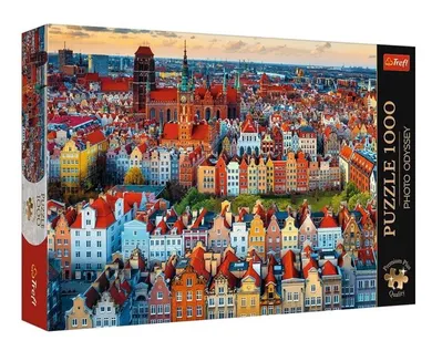 Trefl, Premium, Widok Na Gdańsk, puzzle, 1000 elementów