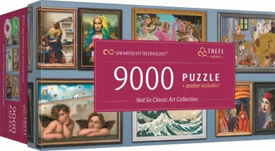 Trefl Prime, Not So Classic Art. Collection, puzzle, 9000 elementów, zestaw z plakatem