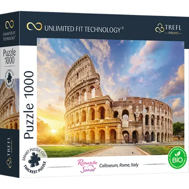 Trefl, Prime UFT, Romantic Sunset: Colloseum, Rome, Italy, puzzle, 1000 elementów