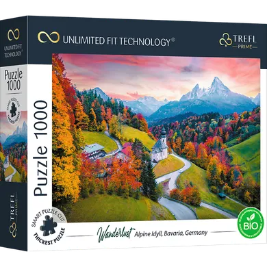 Trefl, Prime UFT, Wanderlust: Alpine Idyll, Bavaria, Germany, puzzle, 1000 elementów