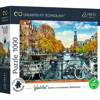 Trefl, Prime UFT, Wanderlust: Autumn in Amsterdam, Netherlands, puzzle, 1000 elementów