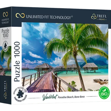 Trefl, Prime UFT, Wanderlust: Paradise Beach, Bora-Bora, puzzle, 1000 elementów