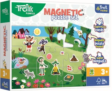 Trefl Primo, Rodzina Treflików, Treflikowy dzień, puzzle magnetyczne