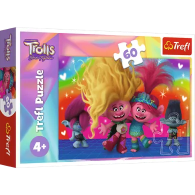 Trefl, Przyjacielskie Trolle, puzzle, 60 elementów