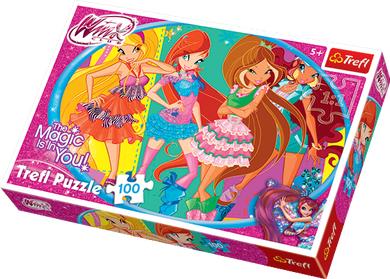 Trefl, Przyjaciółki z Winx Club, puzzle, 100 elementów