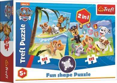 Trefl, Psi Patrol, Fan shape, puzzle, 2-111 elementów