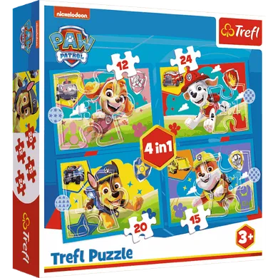 Trefl, Psi Patrol, puzzle 4w1