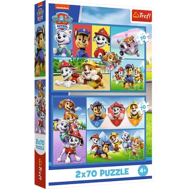 Trefl, Psi Patrol rządzi, puzzle, 2-70 elementów