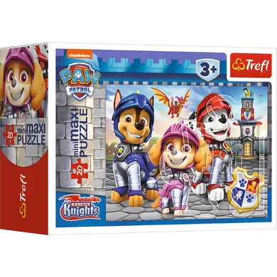 Trefl, Psi Patrol, Wesołe pieski, puzzle miniMAXI, 20 elementów