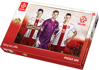 Trefl, PZPN, Do boju Polsko! puzzle, 260 elementów