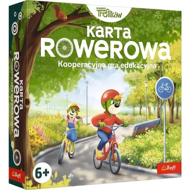 Trefl, Rodzina Treflików, Karta Rowerowa, gra edukacyjna