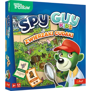 Trefl, Rodzina Treflików, Spy Guy Kids, Zwierzaki Cudaki, gra familijna