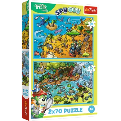 Trefl, Rodzina Treflików, Trefliki się bawią, puzzle, 2-70 elementów