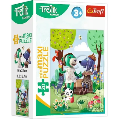 Trefl, Rodzina Treflików, Wakacyjny dzień Treflików, puzzle minimaxi, 20 elementów