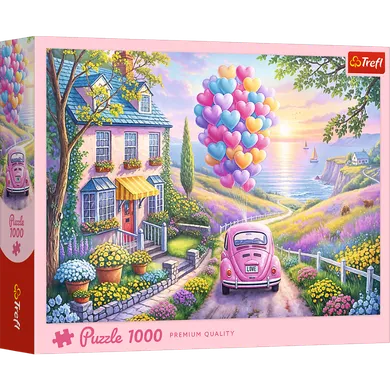 Trefl, Romantyczna przejażdżka, puzzle, 1000 elementów