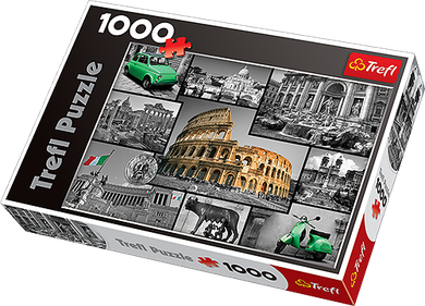 Trefl, Rzym - kolaż, puzzle, 1000 elementów