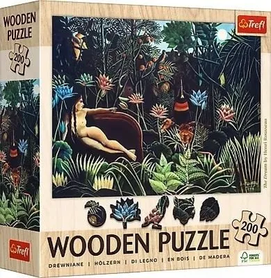 Trefl, Sen Henri Rousseau, puzzle drewniane, 200 elementów