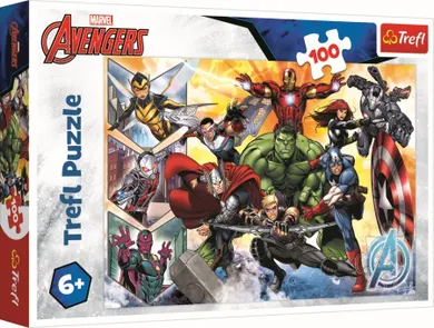 Trefl, Siła Avengersów, puzzle, 100 elementów