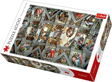Trefl, Sklepienie Kaplicy Sykstyńskiej, puzzle, 6000 elementów