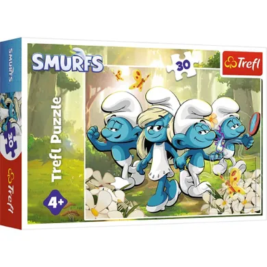 Trefl, Smerfne przygody, puzzle, 30 elementów