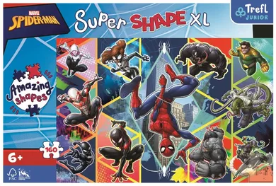 Trefl, Spider-Man, Dołącz do Spidermana, puzzle, 160 elementów