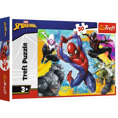 Trefl, Spider-Man, Kolory Spider-Mana, puzzle, 30 elementów