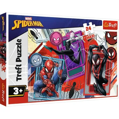 Trefl, Spider-Man, Pajęcze zmysły, puzzle maxi, 24 elementy