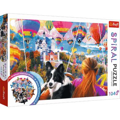 Trefl, Spiral Puzzle, Festiwal balonów, puzzle, 1040 elementów