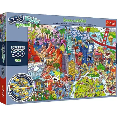 Trefl, Spy Guy, USA, puzzle obserwacyjne, 500 elementów