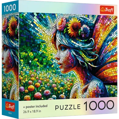 Trefl, Square Box Crystal Fairy, puzzle, 1000 elementów