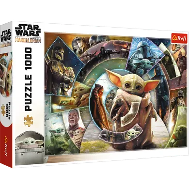 Trefl, Star Wars, The Mandalorian, Podróż Grogu, puzzle, 1000 elementów