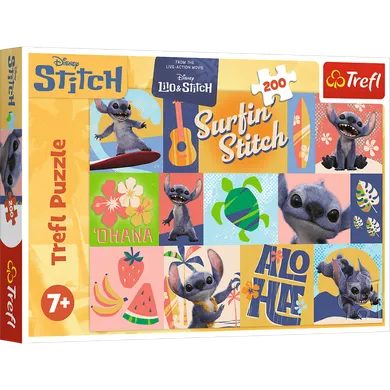 Trefl, Stitch The Movie, Hawajskie przygody, puzzle, 200 elementów