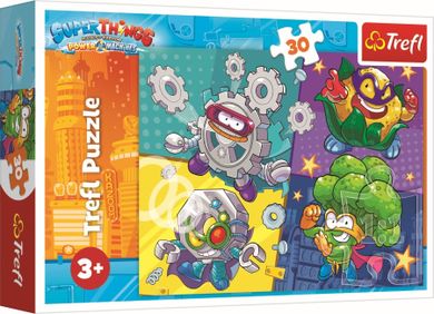 Trefl, SuperThings, Superbohaterowie, puzzle, 30 elementów