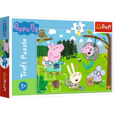 Trefl, Świnka Peppa, Leśna wyprawa, puzzle, 30 elementów