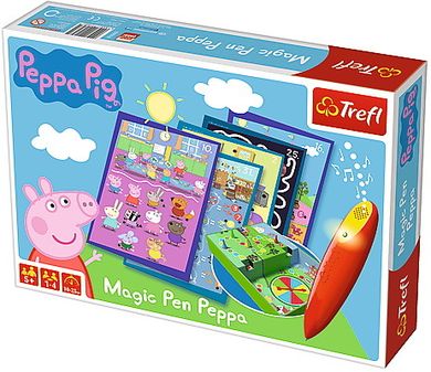 Trefl, Świnka Peppa, Magic Pen, gra planszowa