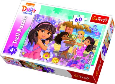 Trefl, Taniec i muzyka, Dora and Friends, puzzle, 60 elementów