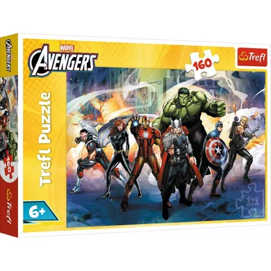 Trefl, The Avengers, Supermoce, puzzle, 160 elementów