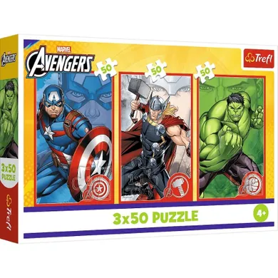 Trefl, The Avengers, Twój bohater Avengers, puzzle, 3-50 elementów