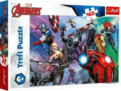 Trefl, The Avengers, Zawsze gotowi bohaterowie, puzzle, 160 elementów