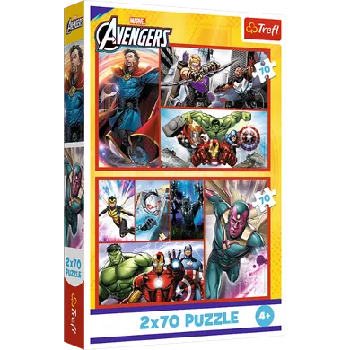 Trefl, The Avengers, Zostań bohaterem, puzzle, 2-70 elementów