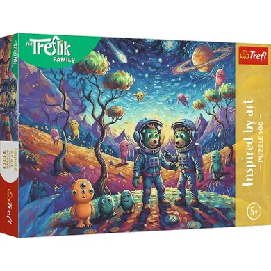 Trefl, Trefliki, Inspired By Art, Kosmiczne fantazje, puzzle, 100 elementów